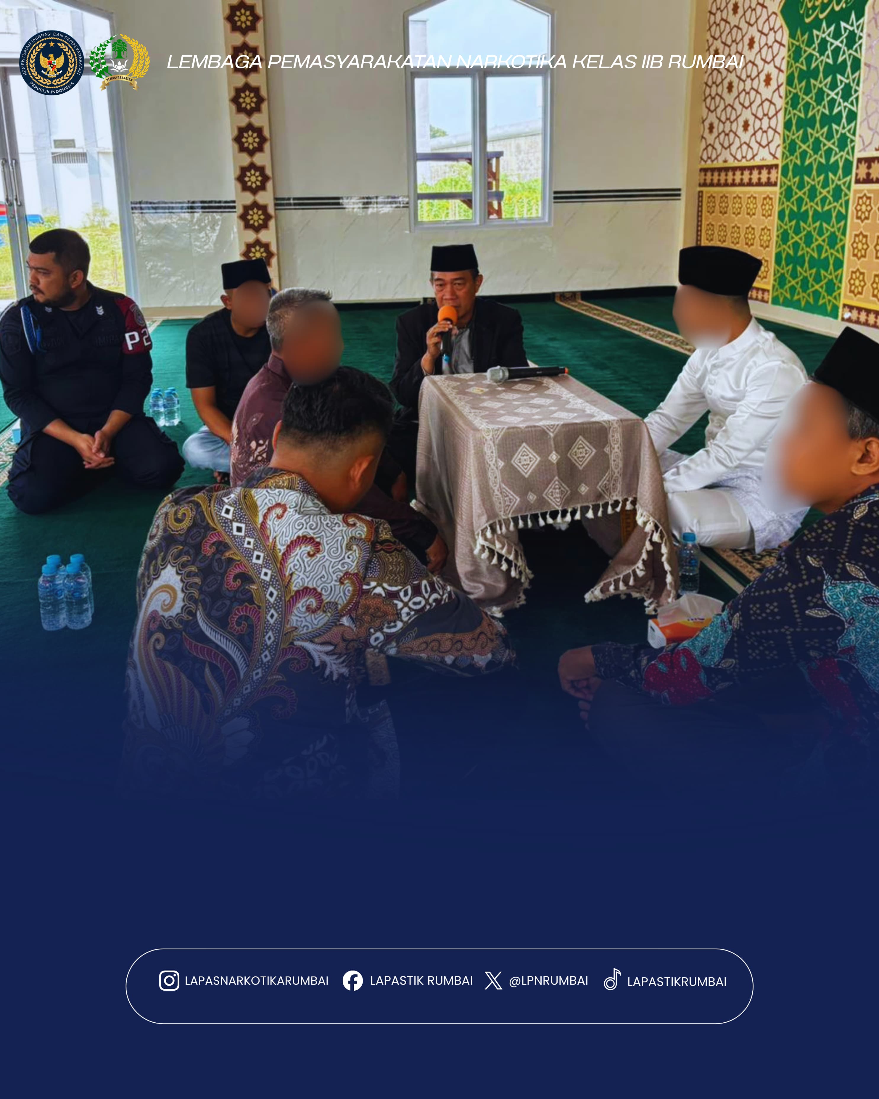 Di Balik Jeruji, Hak untuk Menikah Tetap Terpenuhi: Lapas Narkotika Rumbai Fasilitasi Akad Nikah WBP